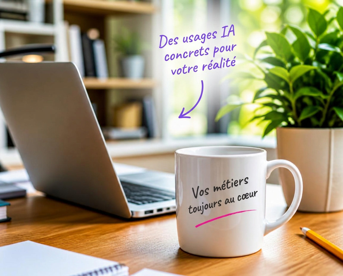 L'IA s'adapte à votre métier. Pas l'inverse.